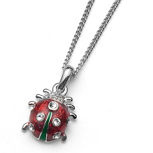 Obesek s kristali Swarovski Swarovski Oliver Weber Ladybug Mini