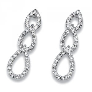 Uhani s kristali Swarovski Oliver Weber Fine