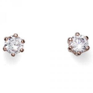 Uhani s kristali Swarovski Oliver Weber Brilli 22364RG