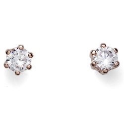 Uhani s kristali Swarovski Oliver Weber Brilli 22364RG