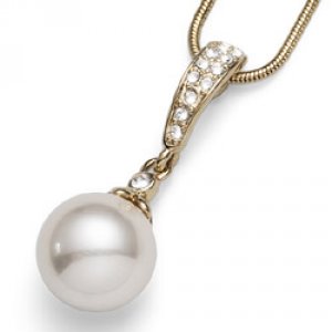 Obesek s kristali Swarovski Oliver Weber Class Gold 11548G