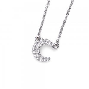 Obesek s kristali Swarovski Oliver Weber Moon