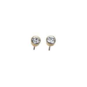 Uhani s kristali Swarovski Oliver Weber Soon Gold
