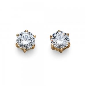 Uhani s kristali Swarovski Oliver Weber Brilliance Medium gold crystal
