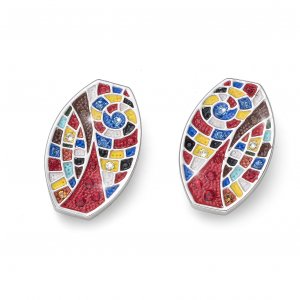 Uhani s kristali Swarovski Oliver Weber ArtOne multi