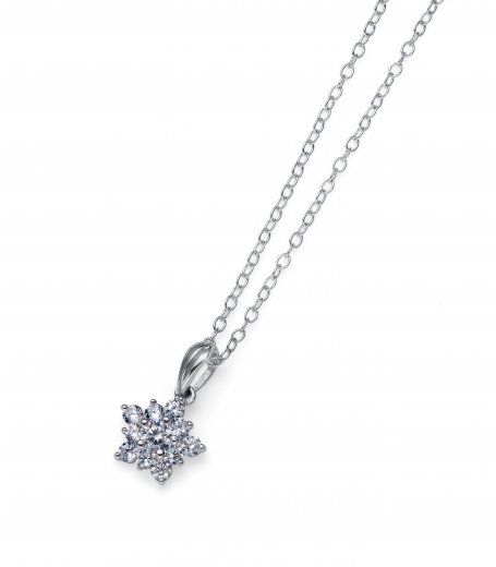 Strebrni obesek s kristali Swarovski Oliver Weber Subtle