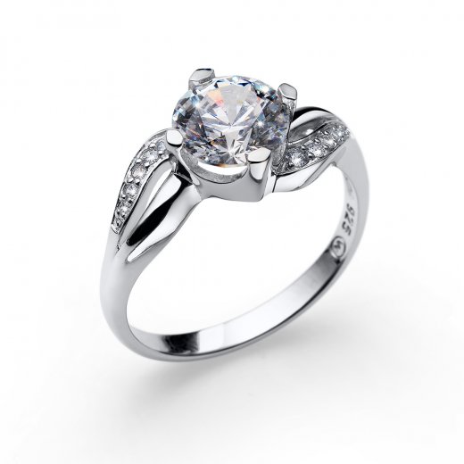 Prstan s kristali Swarovski Oliver Weber Success crystal