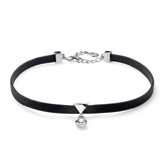 Choker s kristali Swarovski Oliver Weber Spot black