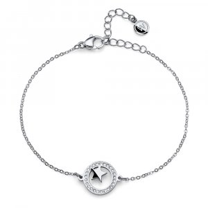 Zapestnica s kristali Swarovski Oliver Weber Little Star crystal