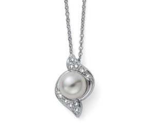 Obesek s kristali Swarovski Bun crystal pearls