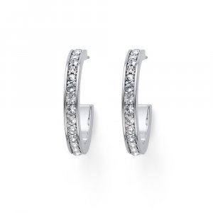 Uhani s kristali Swarovski Oliver Weber Now crystal