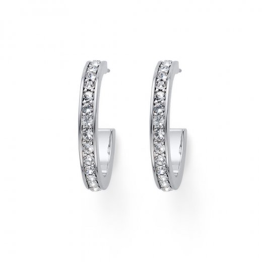 Uhani s kristali Swarovski Oliver Weber Now crystal