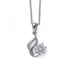 Obesek s kristali Swarovski Swarovski Oliver Werber Legend CZ crystal WHI