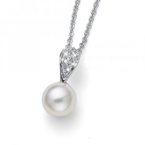 Obesek s kristali Swarovski Oliver Weber Pearl simple CRY