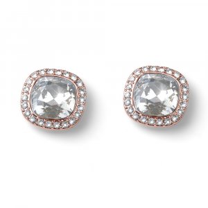 Uhani s kristali Swarovski Oliver Weber Secret RG CRY