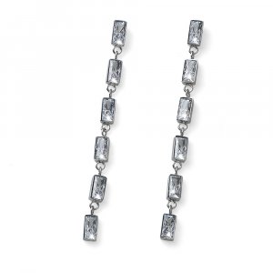 Uhani s kristali Swarovski Oliver Weber Speculate white