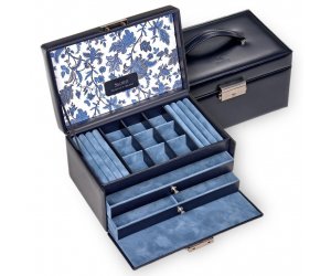 Škatla za nakit Sacher Elly/Florage, modra