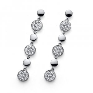 Uhani so Swarovski kristali Oliver Weber Shore RH CRY