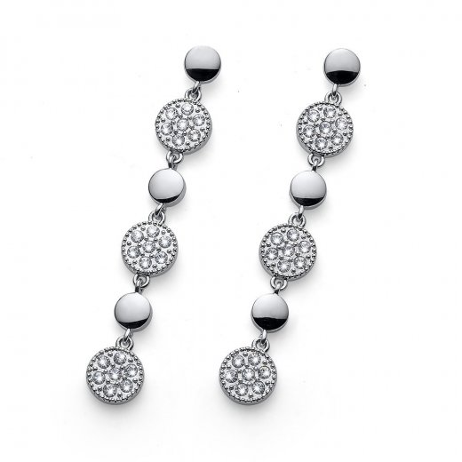 Uhani so Swarovski kristali Oliver Weber Shore RH CRY