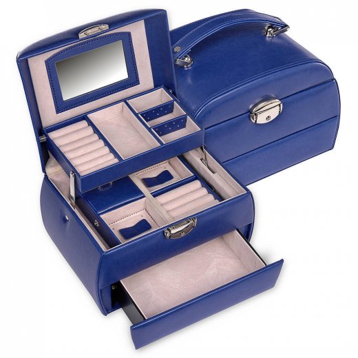 Škatlica za nakit Sacher Selina/modra