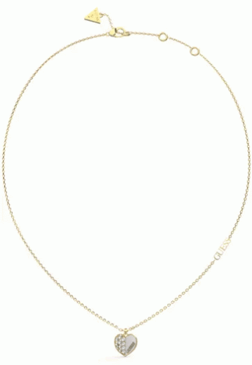 Ogrlica GUESS Lovely Guess JUBN03041JWYGWHT